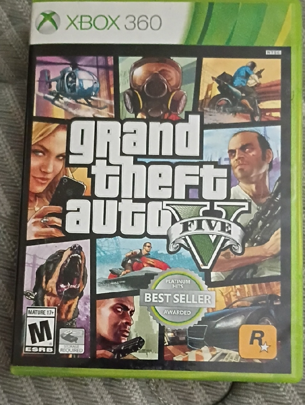 Xbox 360 Grand Theft Auto V (Green) -